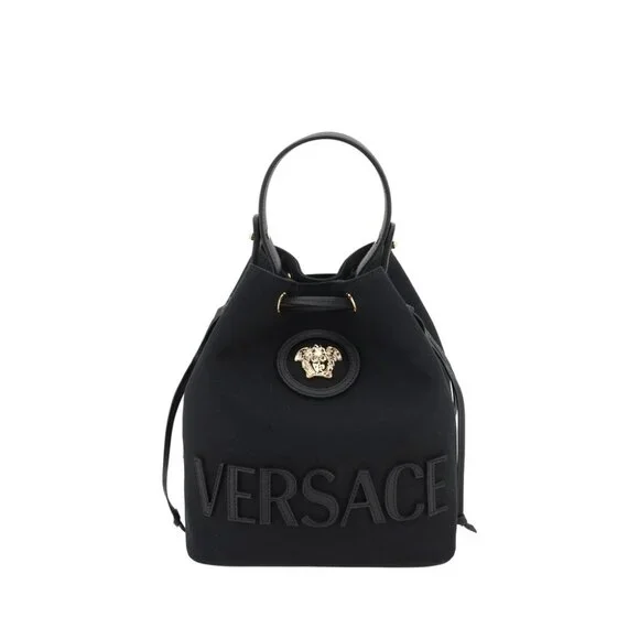 Versace La Medusa Bucket Bag/one size/Black - Picture 1 of 4
